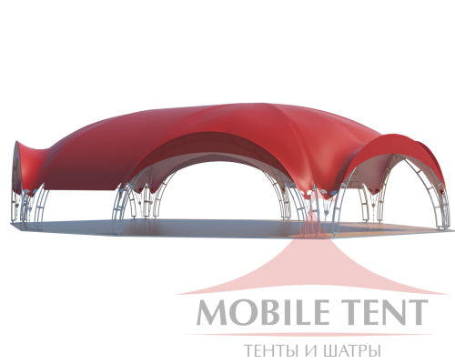 Арочный шатёр 18х15 — 241 м² Схема 3