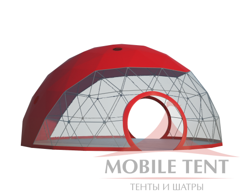 Сферический шатер диаметр 10 м Схема 2