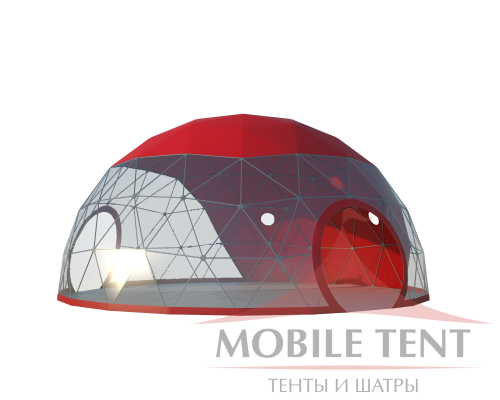 Сферический шатер диаметр 10 м Схема 1