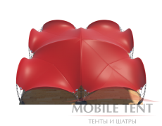 Арочный шатёр 12х12 — 144 м² Схема