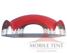 Арочный шатёр 18х15 — 241 м² Схема 2