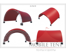 Арочный шатёр 6х5 — 30 м² Схема 6