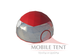 Сферический шатер диаметр 10 м Схема