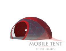 Сферический шатер диаметр 6 м Схема 1