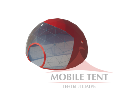 Сферический шатер диаметр 8 м Схема