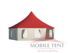 Шестигранный шатёр Римини (Диаметр 10 м) Схема 2