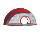 Сферический шатер диаметр 10 м Схема 2